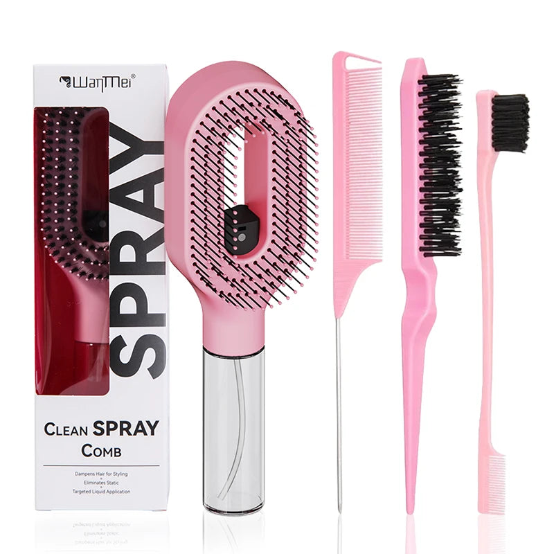 Conjunto de Styling Capilar Profissional 4 em 1 – Desembaraça, Define e Finaliza