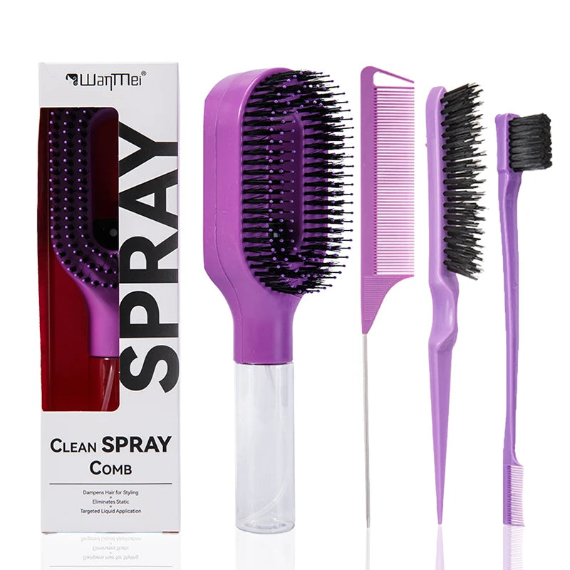Conjunto de Styling Capilar Profissional 4 em 1 – Desembaraça, Define e Finaliza