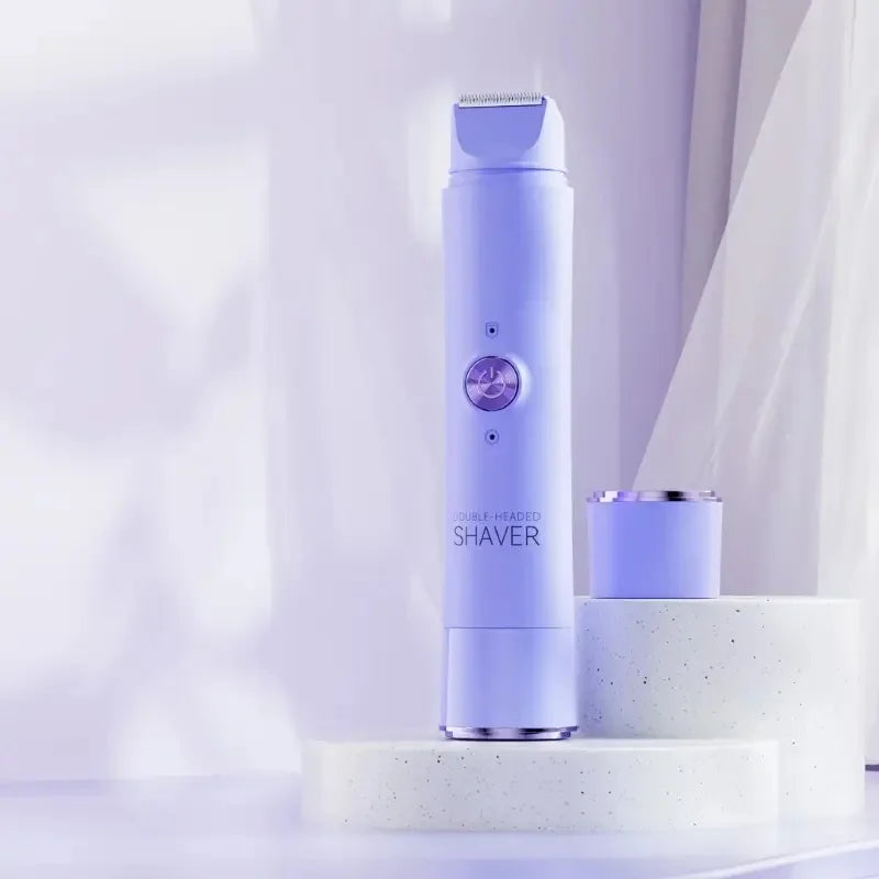Depiladora Elétrica Feminina 2 em 1 – Suave, Sem Fios e Resistente à Água