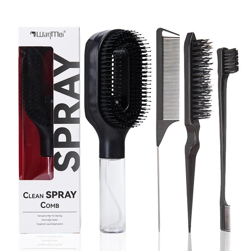 Conjunto de Styling Capilar Profissional 4 em 1 – Desembaraça, Define e Finaliza